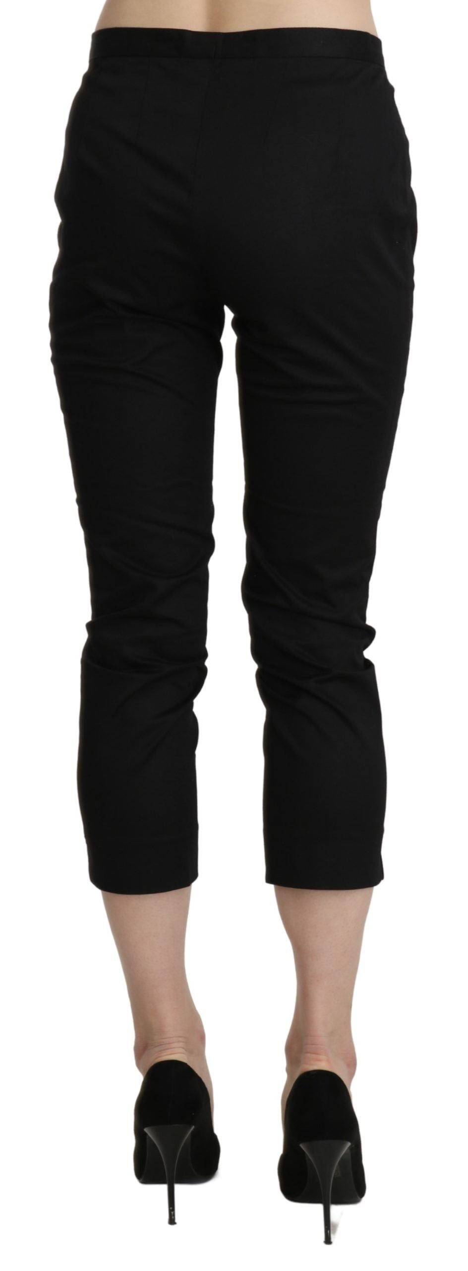 BENCIVENGA Elegant High Waist Skinny Cropped Women's Pants