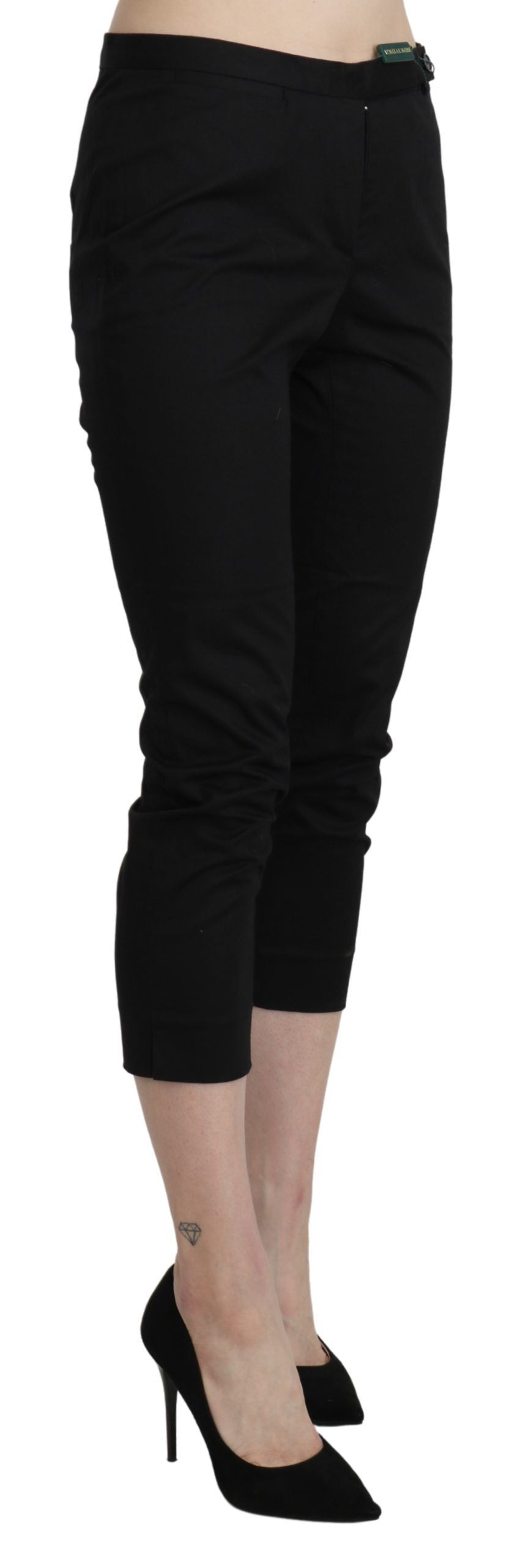 BENCIVENGA Elegant High Waist Skinny Cropped Women's Pants