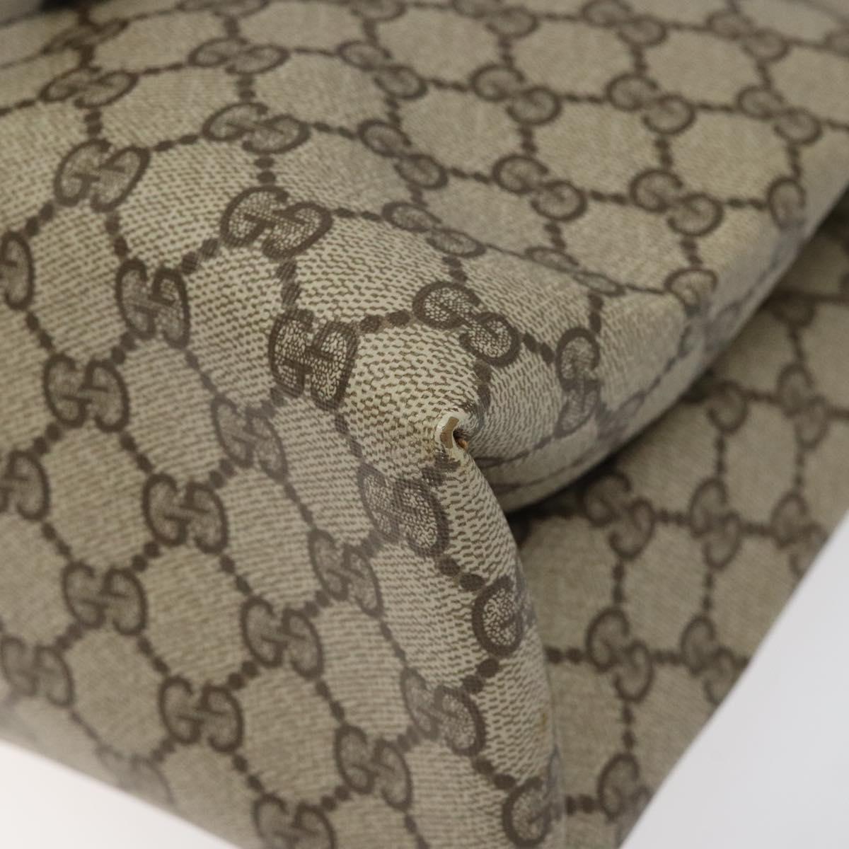 Gucci Gg Canvas Beige Canvas Tote Bag (Pre-Owned)