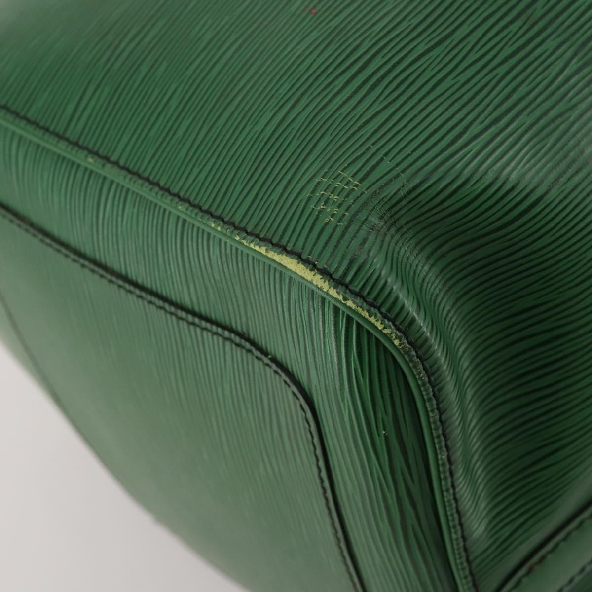 Louis Vuitton Keepall Epi Green Leather Travel Bag Bag (Pre-Owned)
