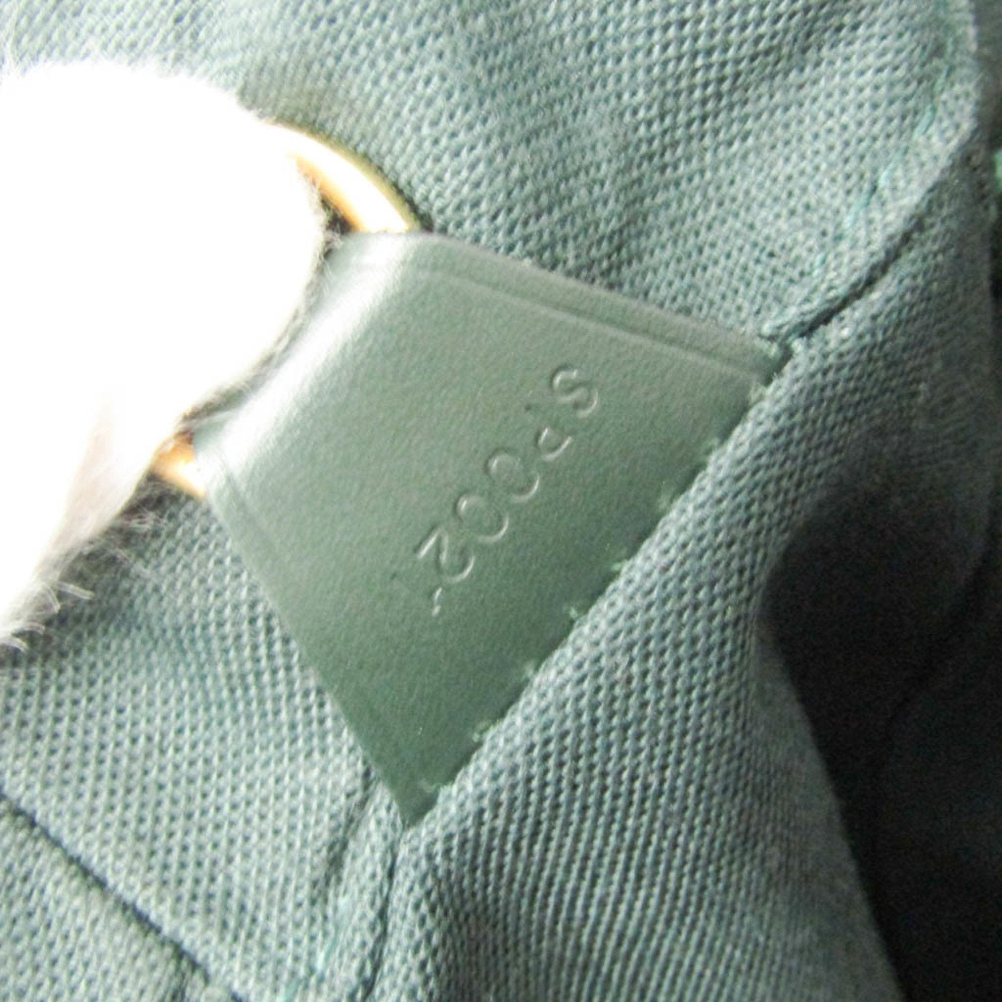Louis Vuitton Cassiar Green Leather Backpack Bag (Pre-Owned)
