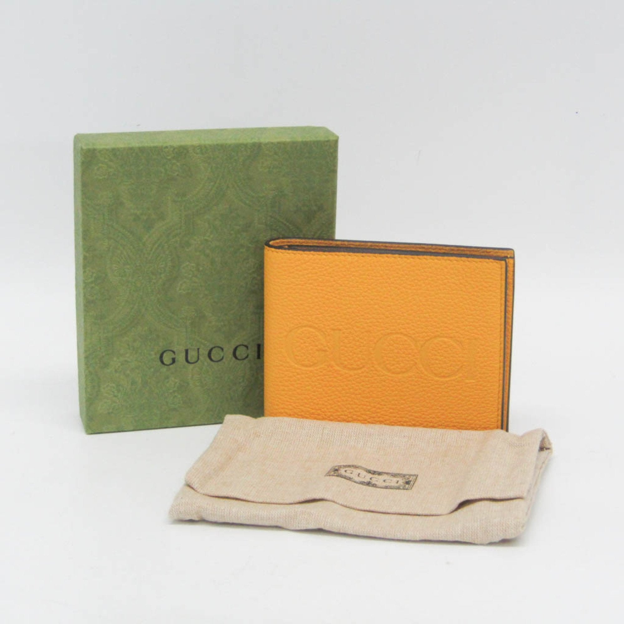 Gucci Gucci Yellow Leather Wallet (Pre-Owned)