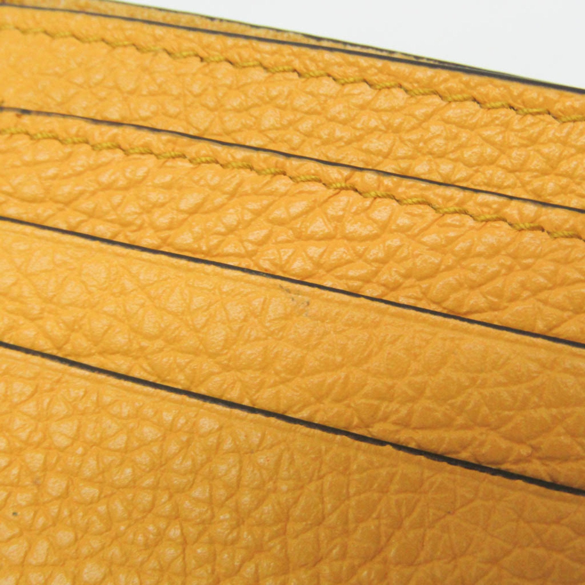 Gucci Gucci Yellow Leather Wallet (Pre-Owned)