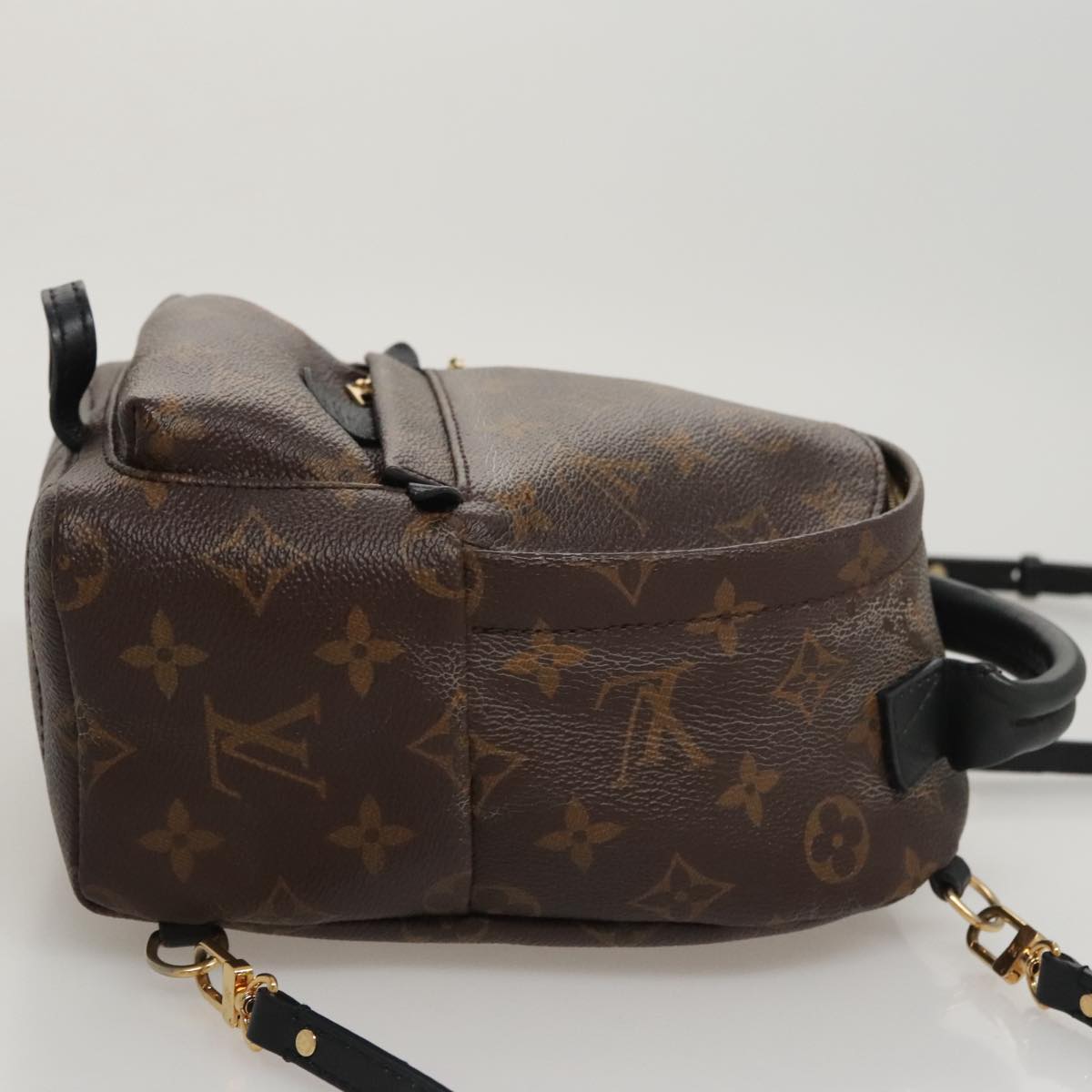 Louis Vuitton Palm Springs Mini Brown Canvas Backpack Bag (Pre-Owned)