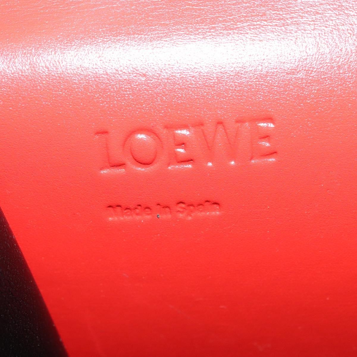 Loewe Barcelona Leather Red Leather Shoulder Bag Bag (Pre-Owned)