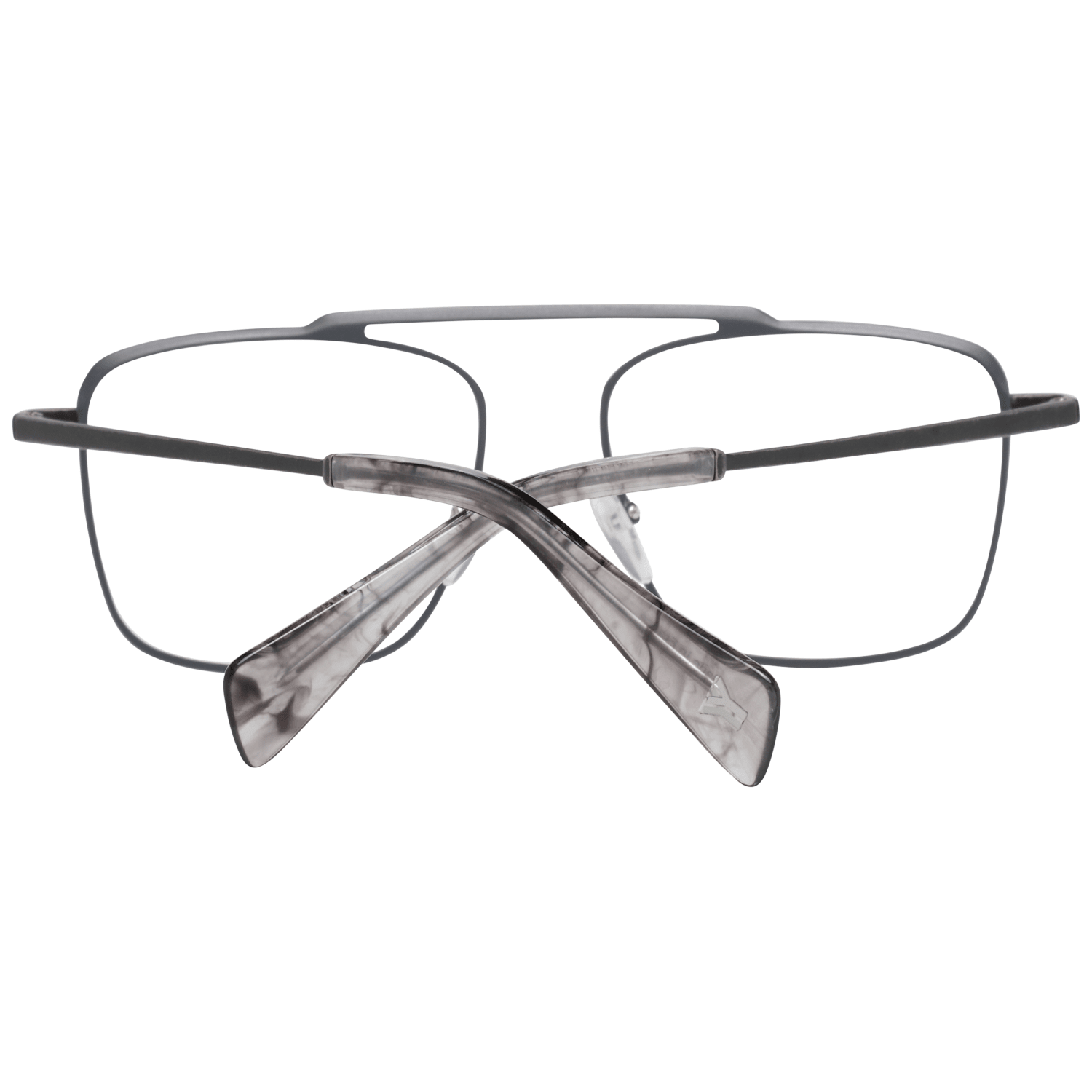 Yohji Yamamoto Gray Titanium Glasses Men's (Frames)