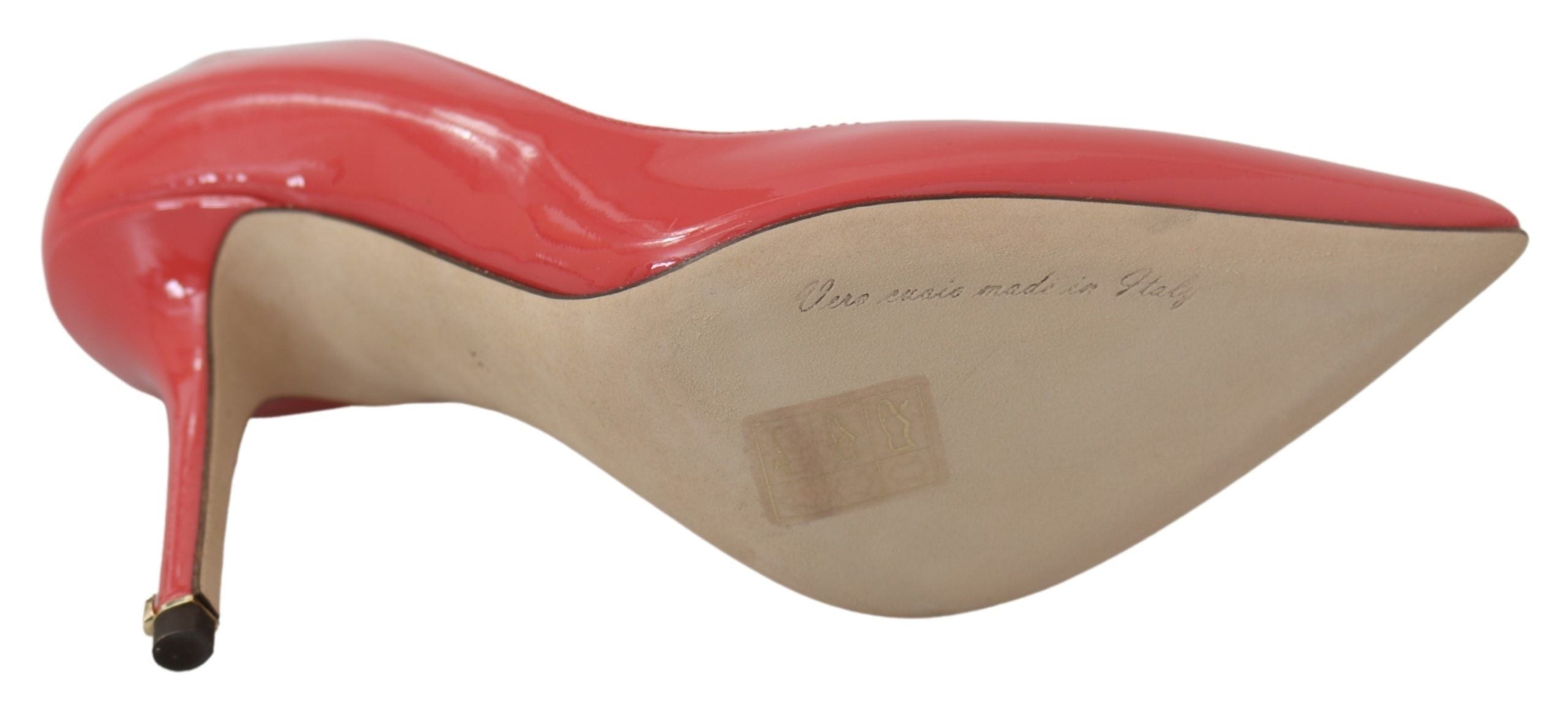 Dolce & Gabbana Dark Pink Patent Leather Heels Women's Pumps