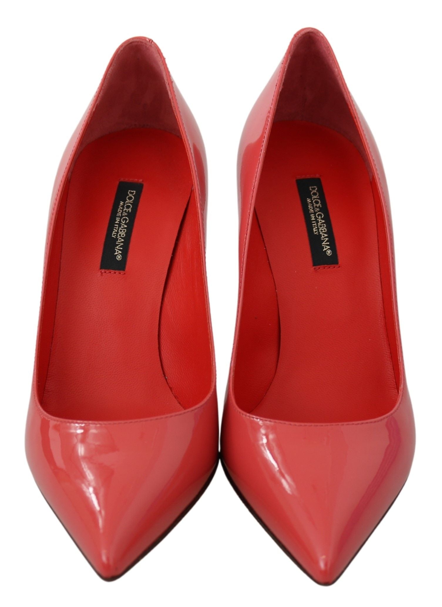 Dolce & Gabbana Dark Pink Patent Leather Heels Women's Pumps