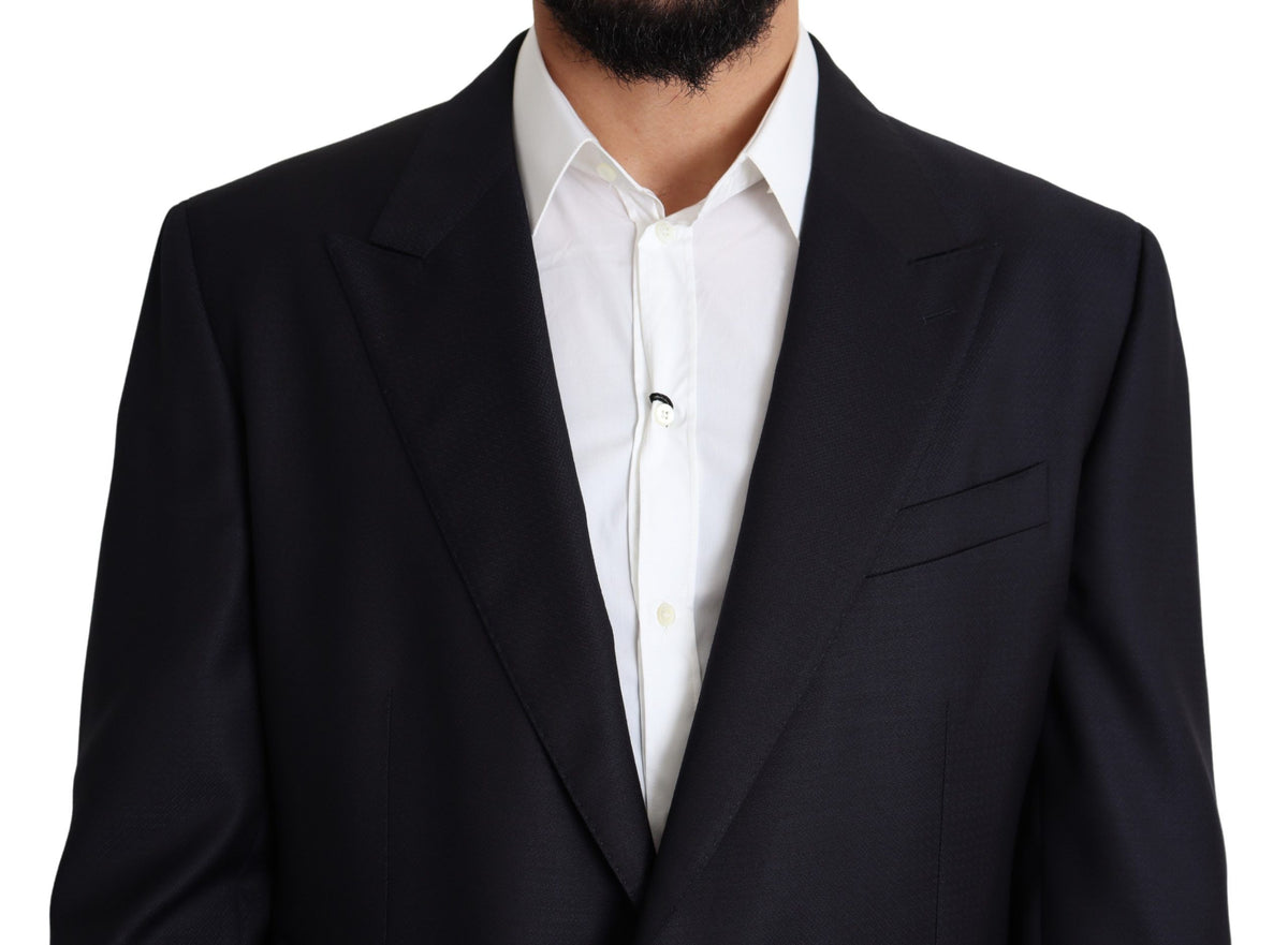 Dolce & Gabbana Black Wool Single Breasted NAPOLI Men's Blazer
