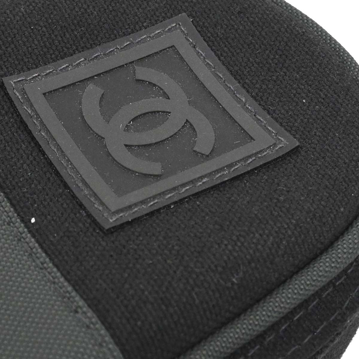 Chanel Sport Line Nylon Black Nylon Crossbody Bag Bag (Pre-Owned)