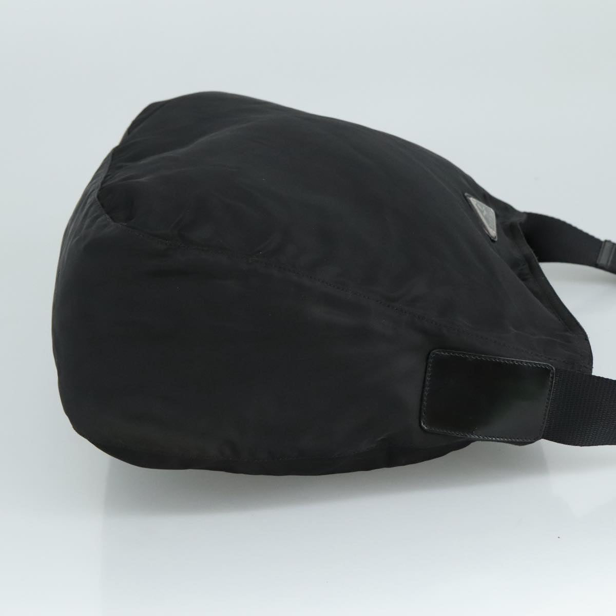 Prada Tessuto Black Synthetic Shoulder Bag (Pre-Owned)