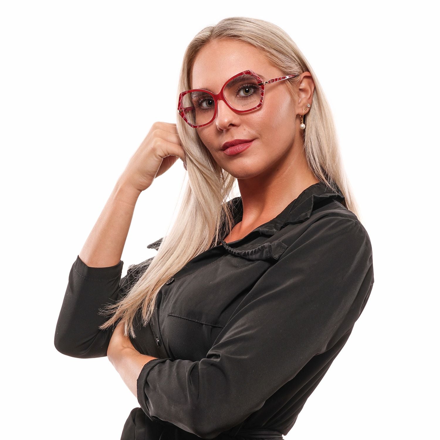 Emilio Pucci Red Women Optical Women's Frames