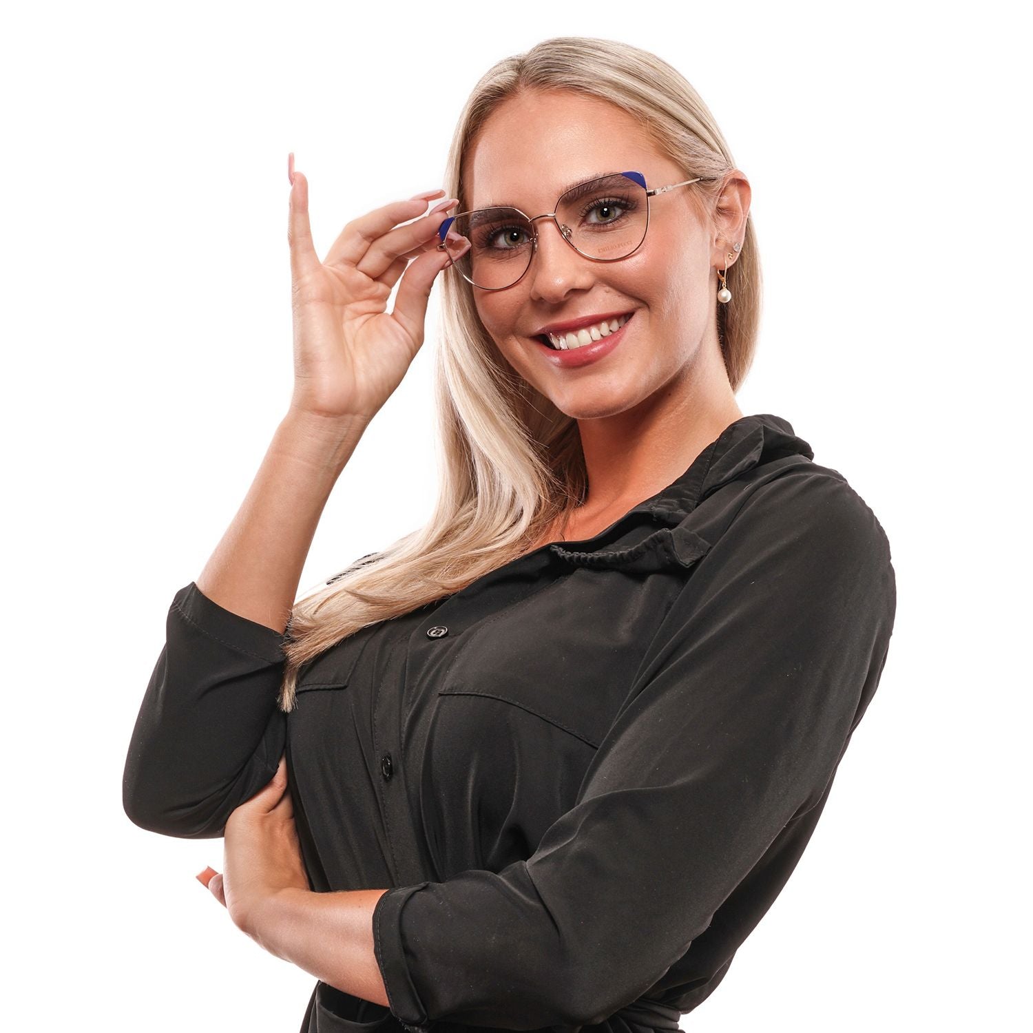 Emilio Pucci Gold Metal & Plastic Glasses Women's (Frames)