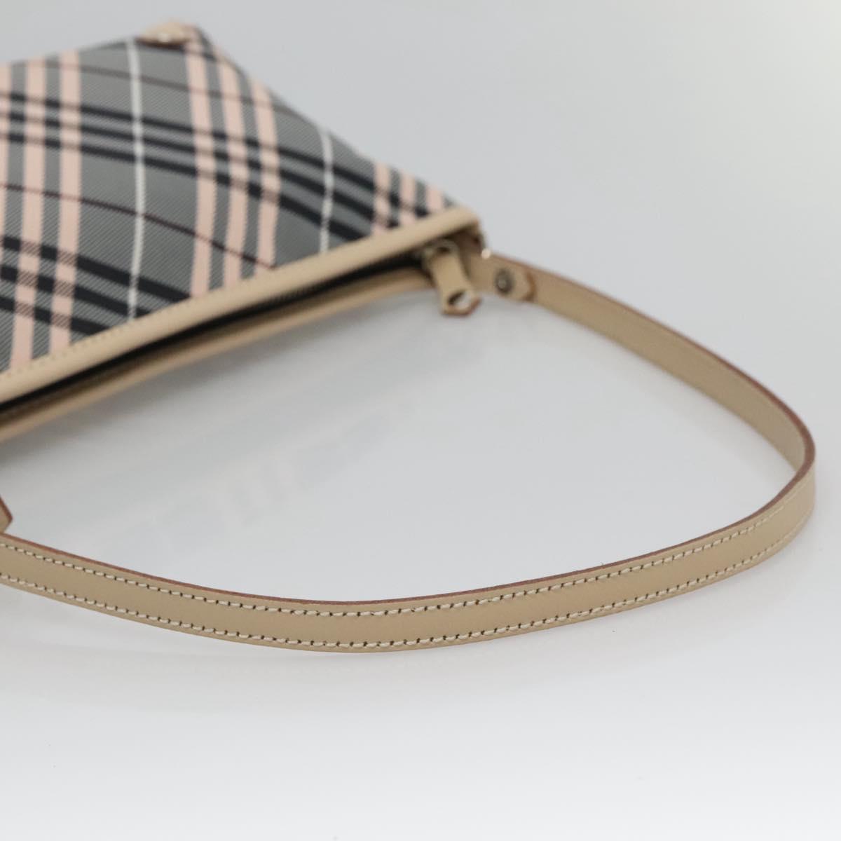 Burberry Nova Check Grey Synthetic Shoulder Bag (Pre-Owned)