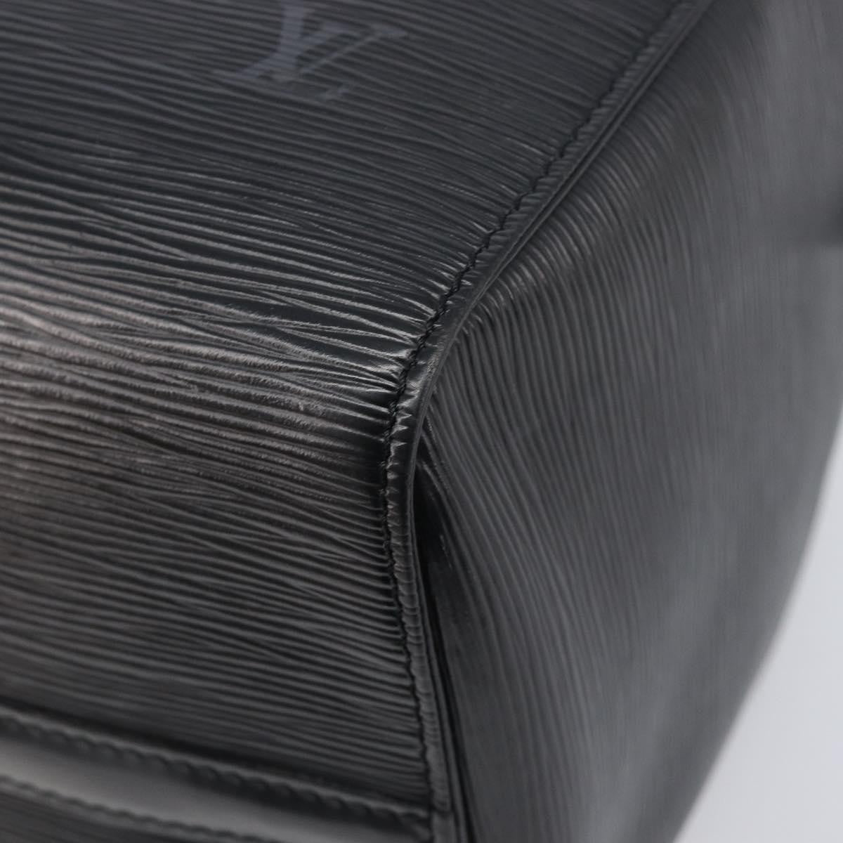 Louis Vuitton Speedy Epi Leather Black Leather Handbag (Pre-Owned)