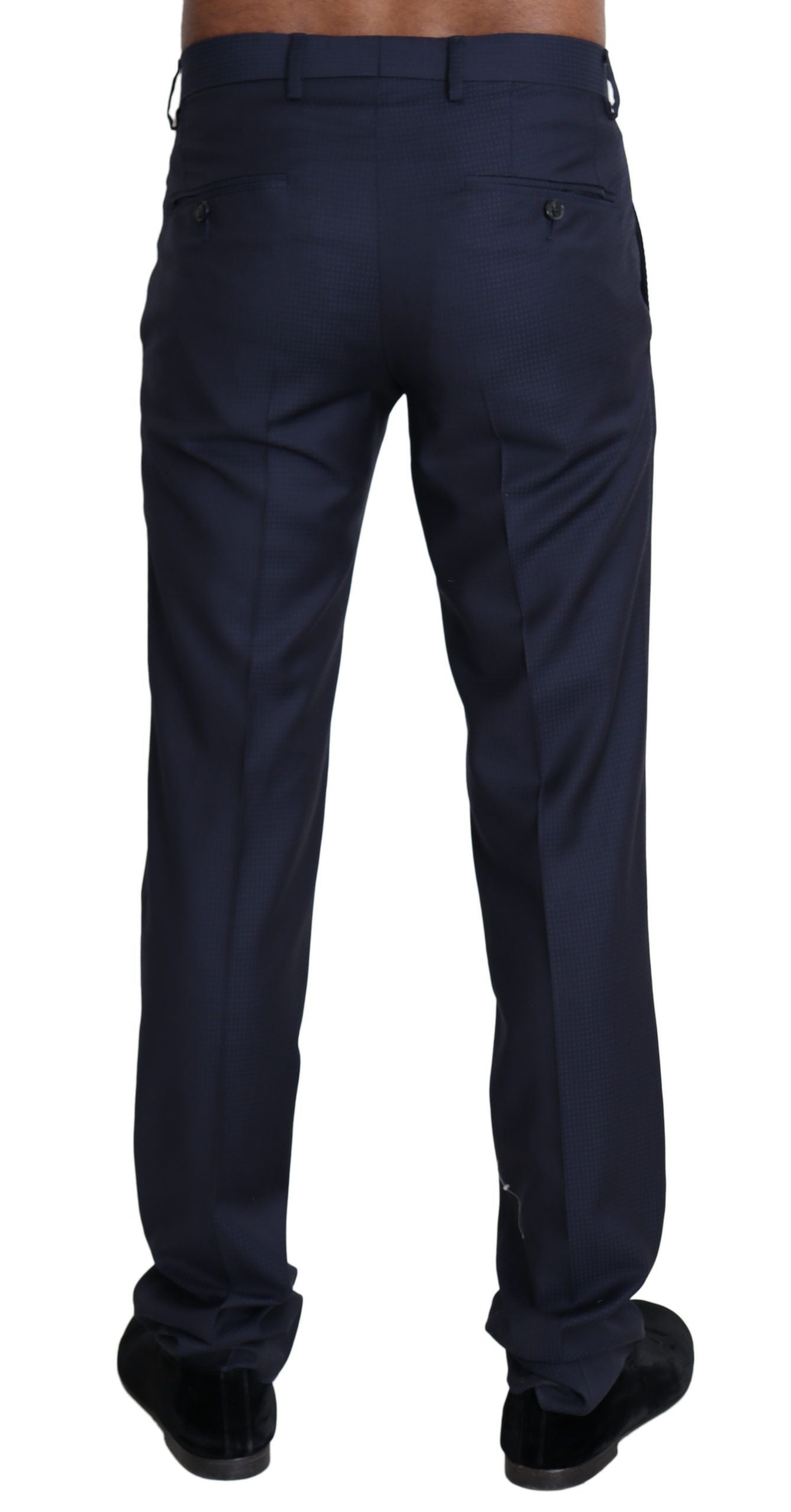 Dolce & Gabbana Elegant Slim Fit Wool Blend Dress Men's Pants