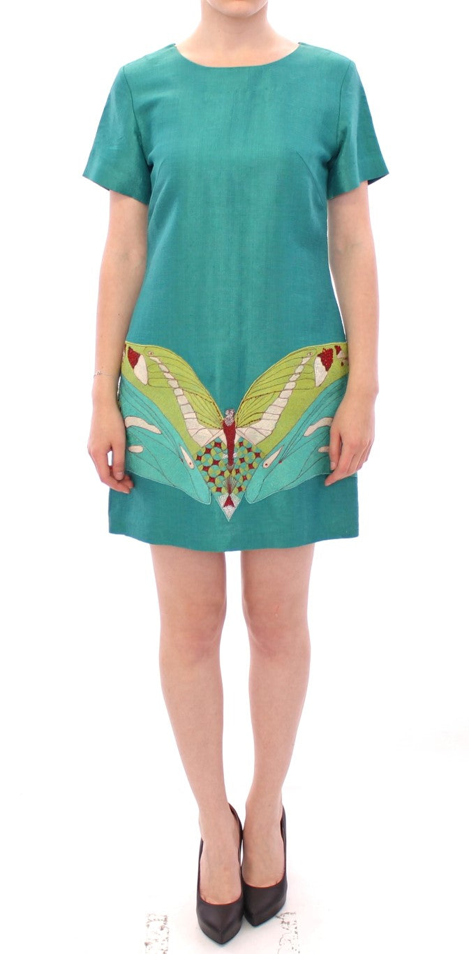 Lanre Da Silva Ajayi Green Above Knee Mini Women's Dress