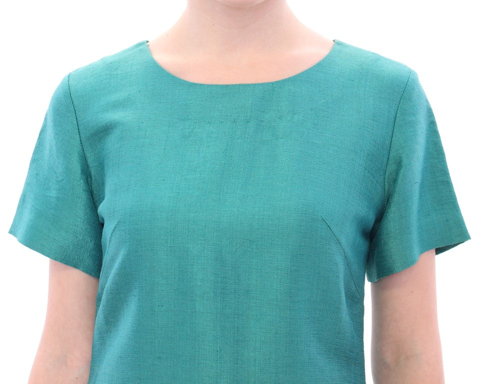 Lanre Da Silva Ajayi Elegant Embroidered Green Mini Women's Dress
