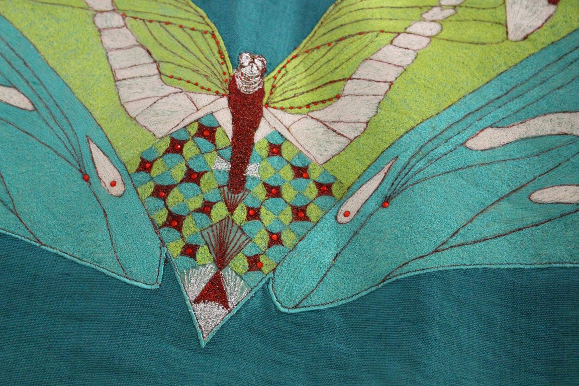 Lanre Da Silva Ajayi Green Above Knee Mini Women's Dress