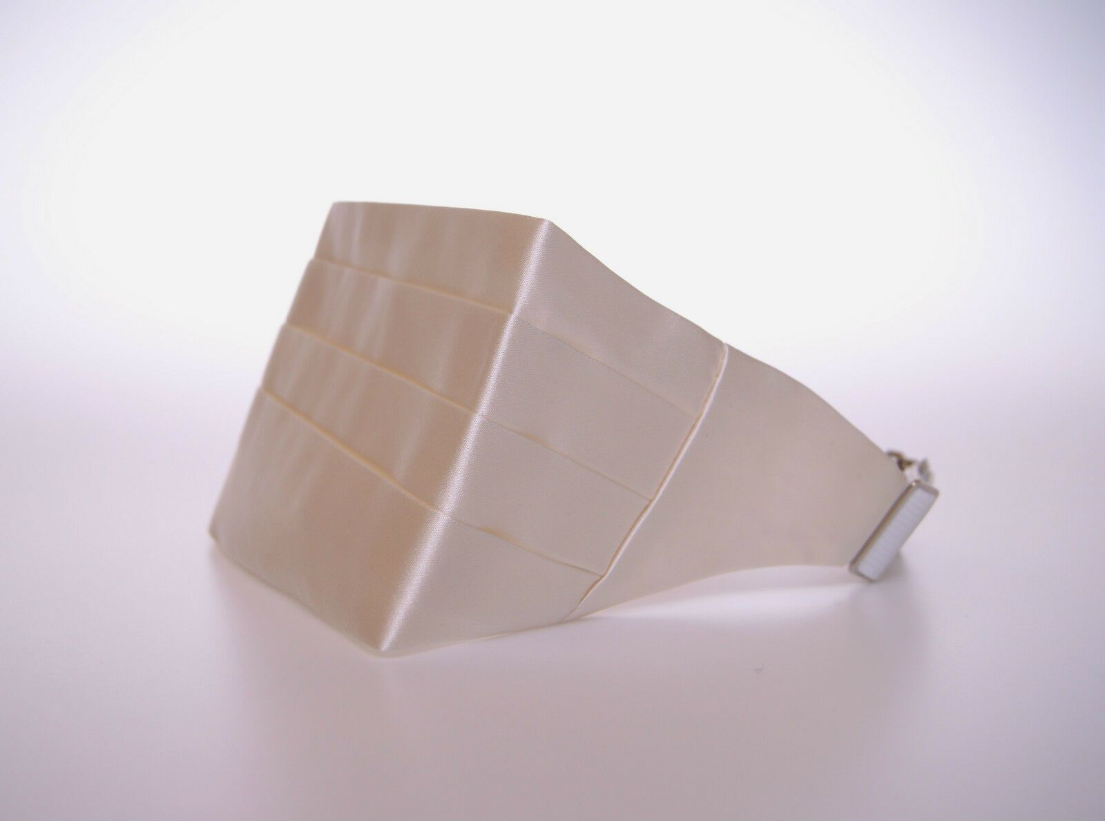 Dolce & Gabbana White Waist Tuxedo Smoking Belt Men's Cummerbund