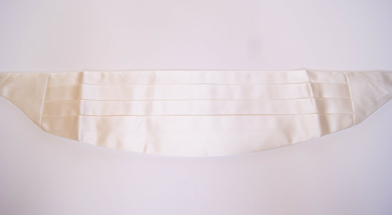 Dolce & Gabbana White Waist Tuxedo Smoking Belt Men's Cummerbund