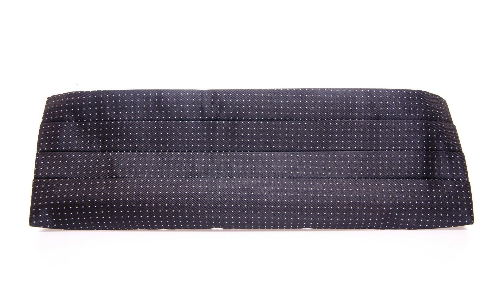 Dolce & Gabbana Black Waist Smoking Tuxedo Cummerbund Men's Belt