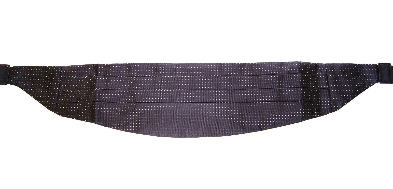 Dolce & Gabbana Black Waist Smoking Tuxedo Cummerbund Men's Belt