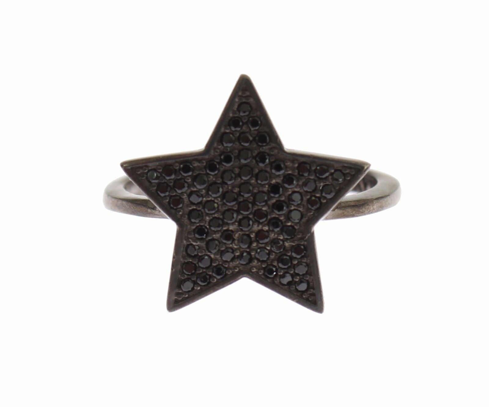 Nialaya Exquisite Sterling Silver CZ Crystal Women's Ring