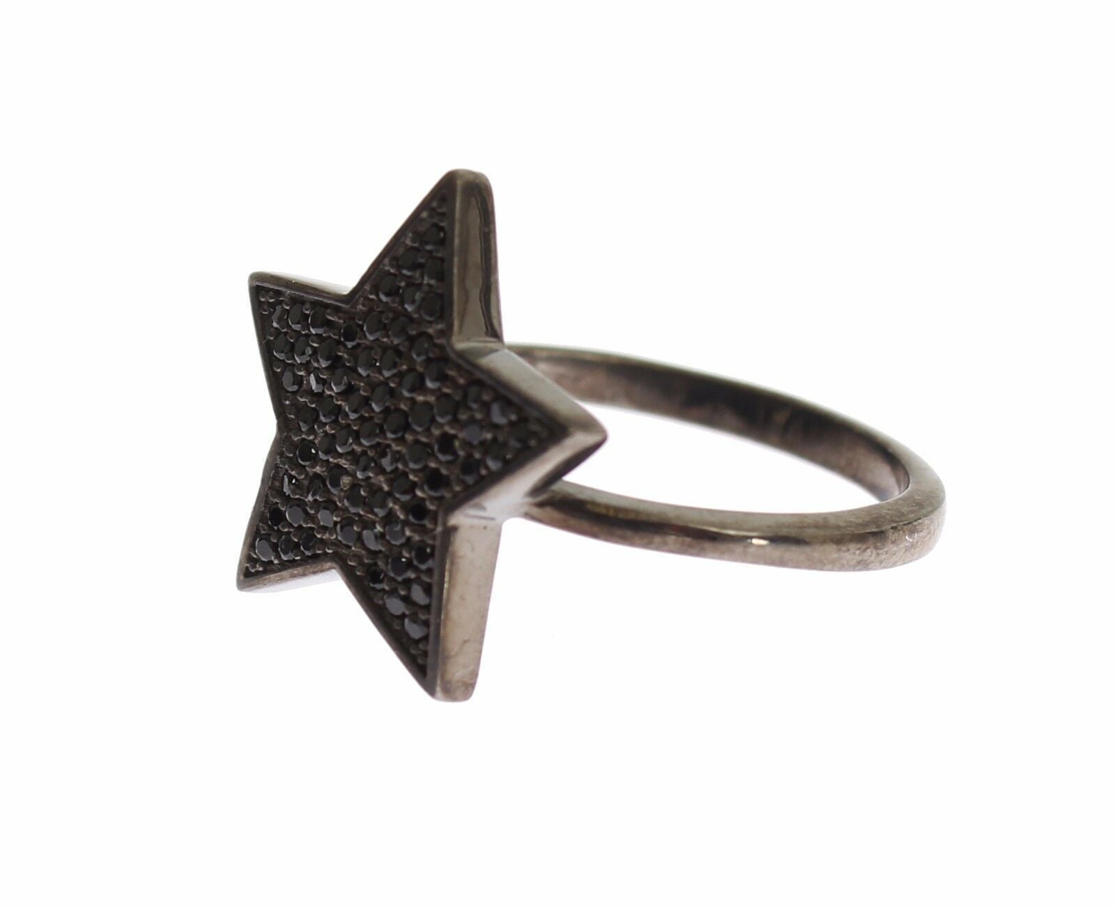 Nialaya Exquisite Sterling Silver CZ Crystal Women's Ring
