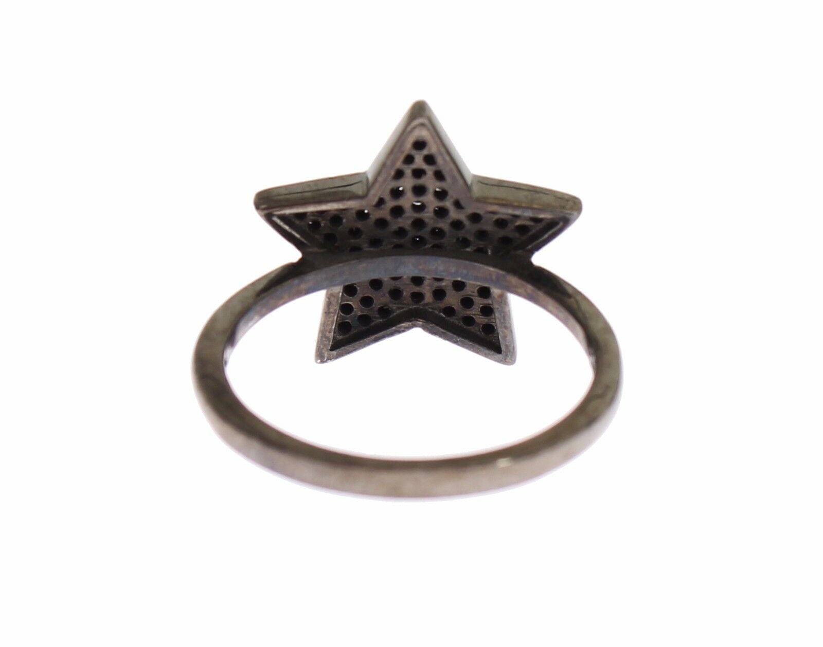 Nialaya Exquisite Sterling Silver CZ Crystal Women's Ring