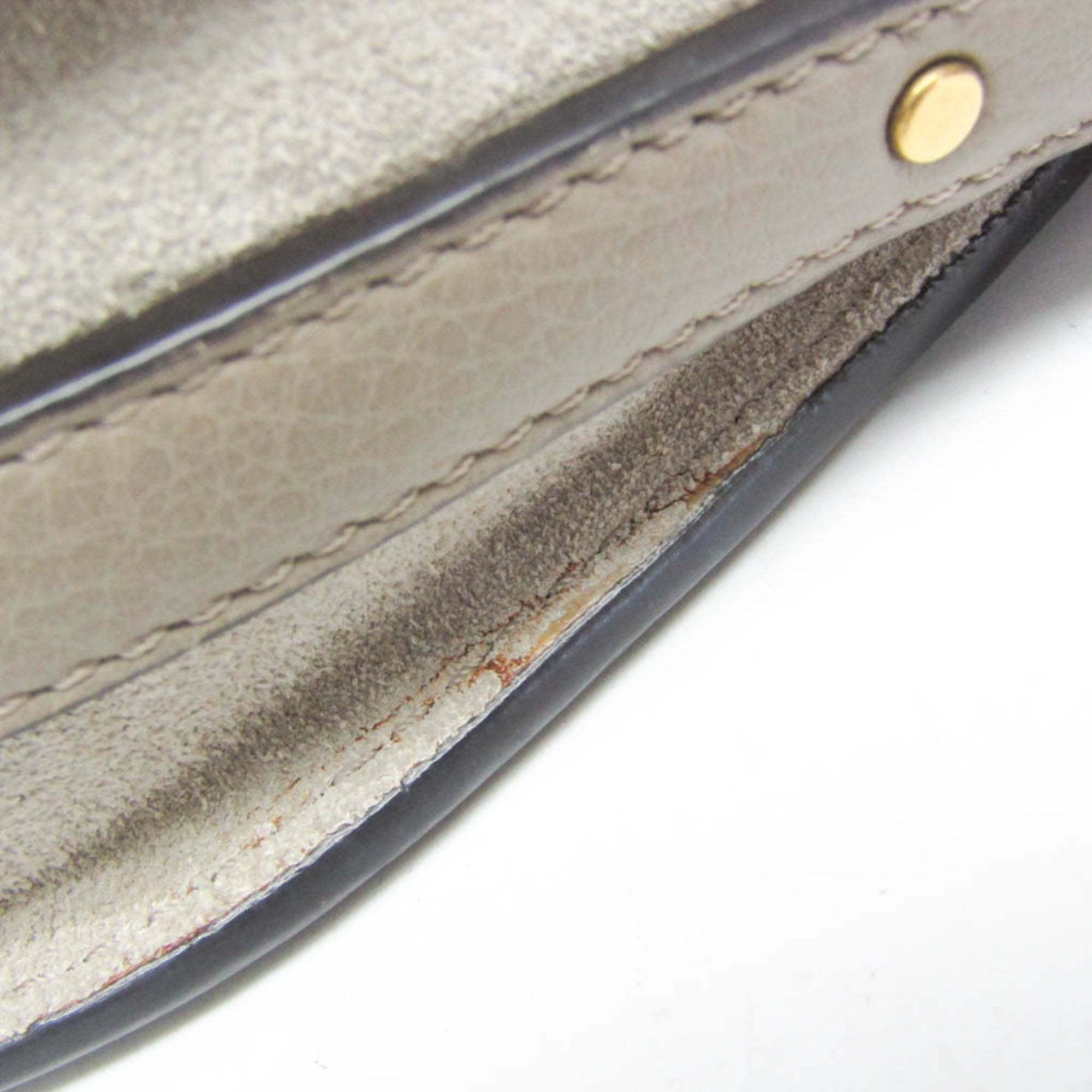 Chloé Nile Grey Leather Handbag (Pre-Owned)