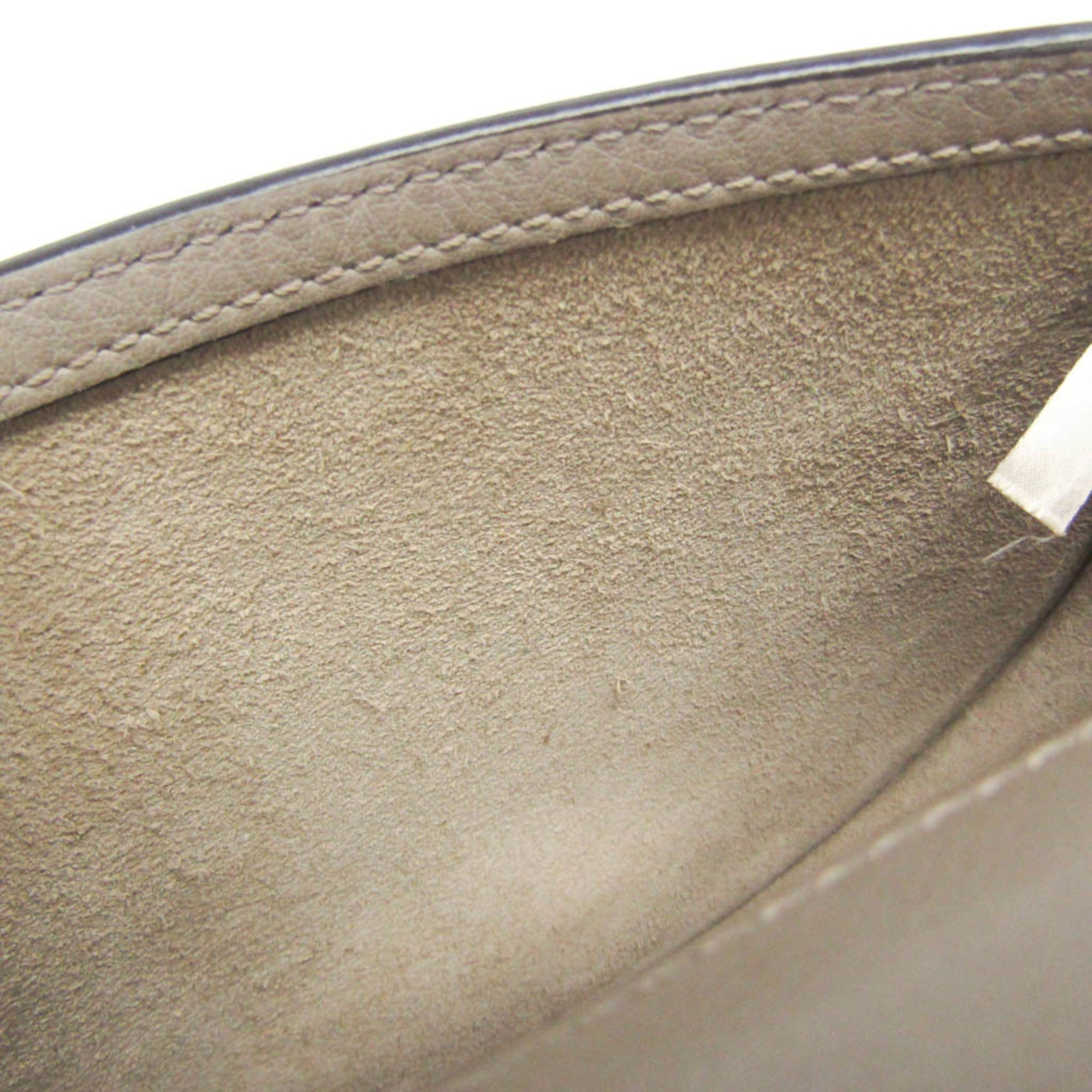 Chloé Nile Grey Leather Handbag (Pre-Owned)