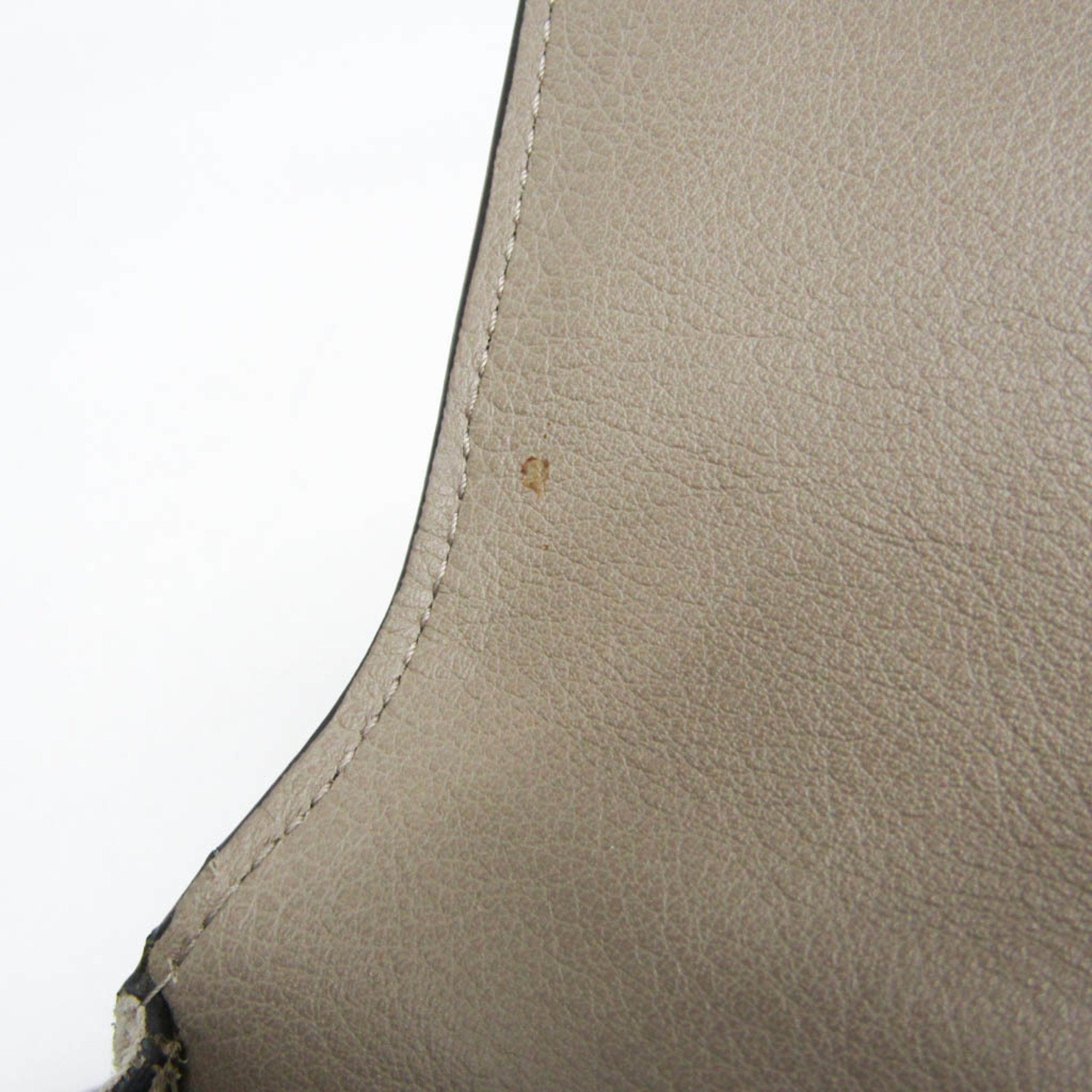 Chloé Nile Grey Leather Handbag (Pre-Owned)
