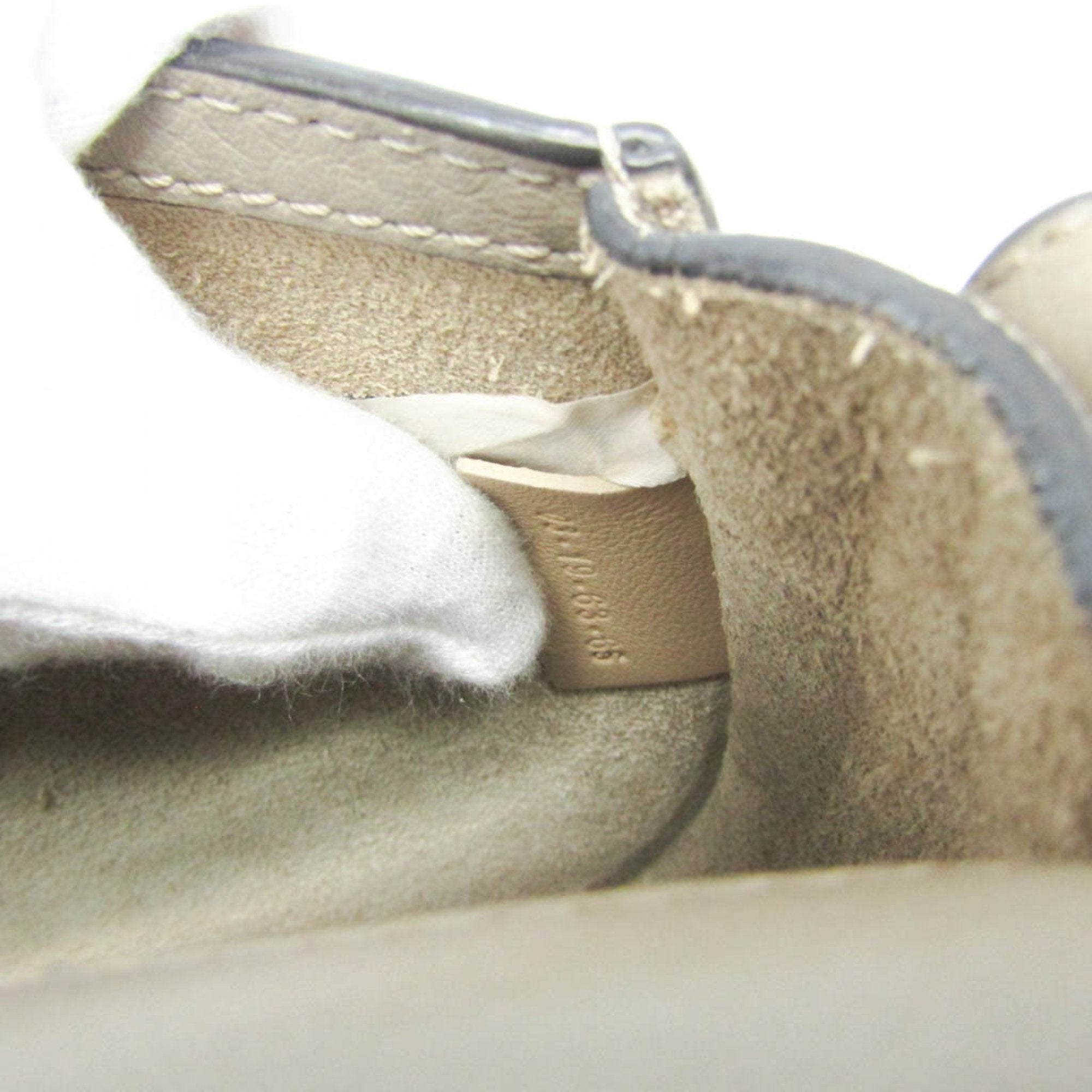 Chloé Nile Grey Leather Handbag (Pre-Owned)