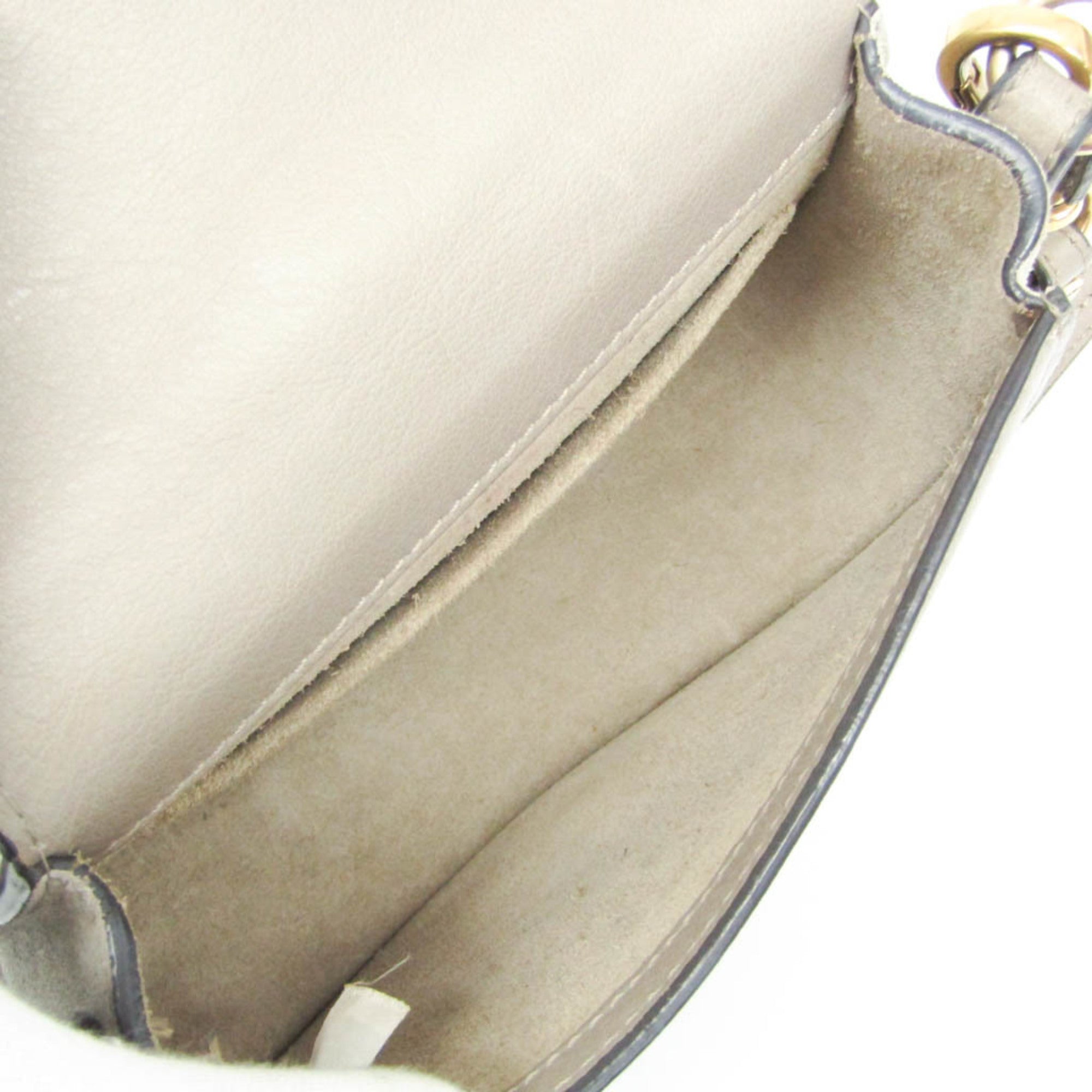Chloé Nile Grey Leather Handbag (Pre-Owned)