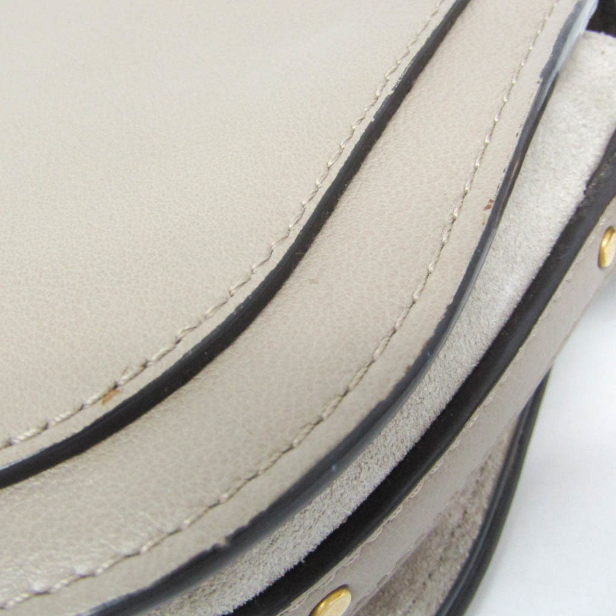 Chloé Nile Grey Leather Handbag (Pre-Owned)