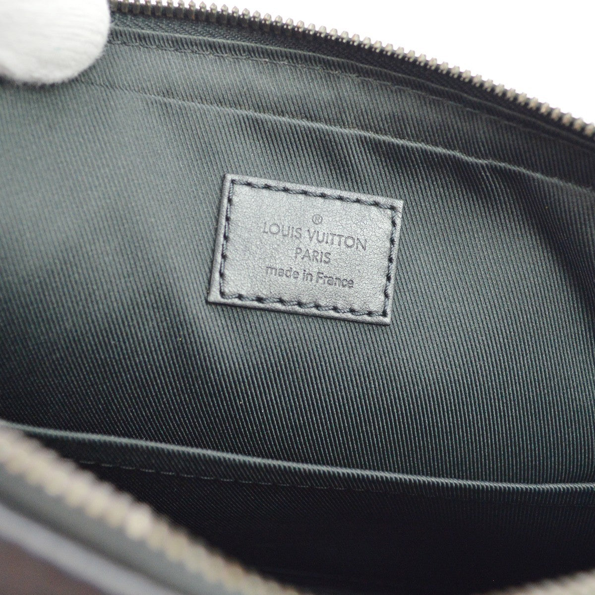 Louis Vuitton Trio Messenger Monogram Canvas Black Canvas Shoulder Bag Bag (Pre-Owned)