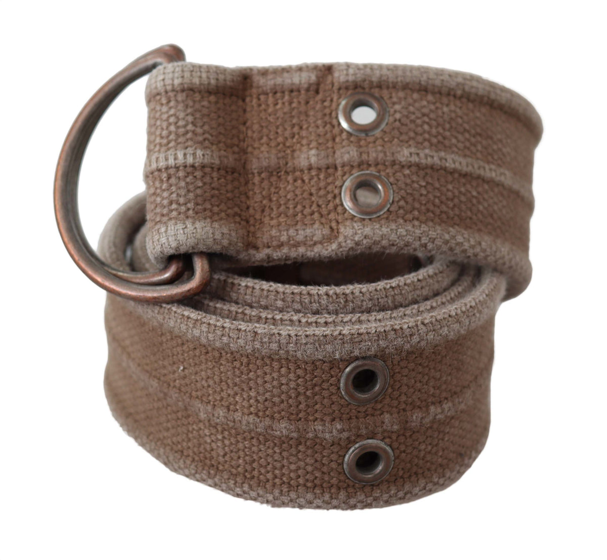 Dolce & Gabbana Beige Leather Logo Women's Sling Cintura Buckle Women's Belt
