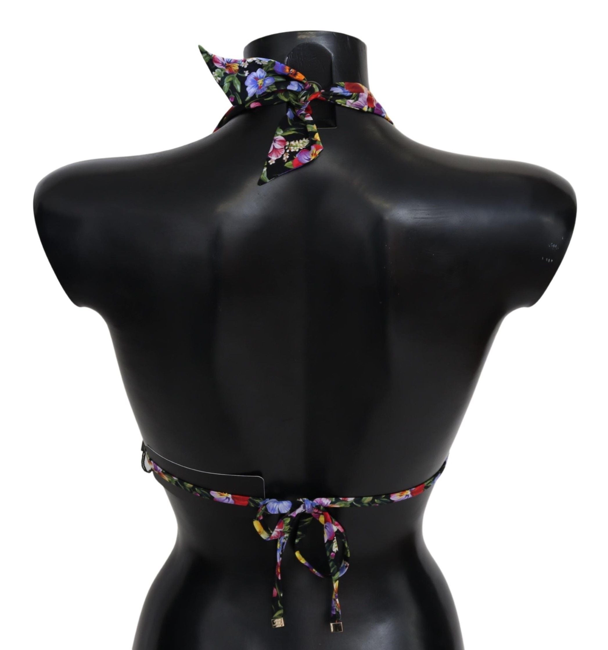 Dolce & Gabbana Chic Floral Printed Bikini Women's Top