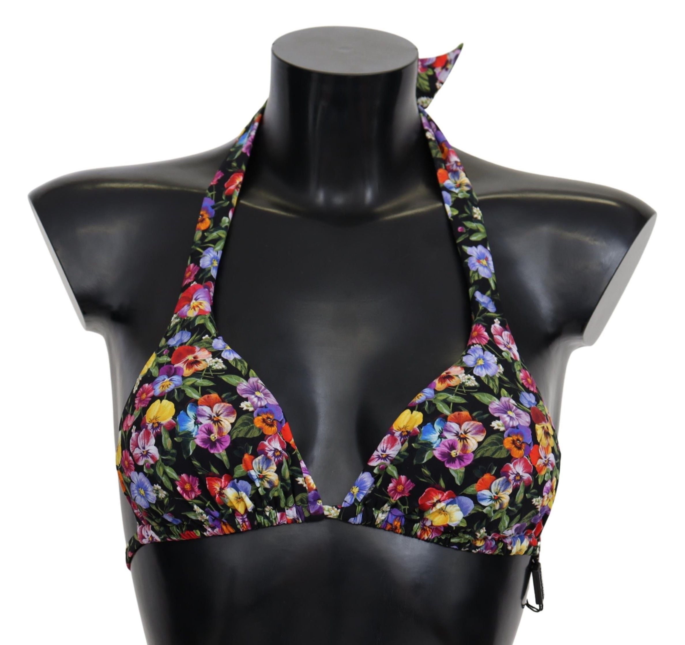 Dolce & Gabbana Chic Floral Printed Bikini Women's Top