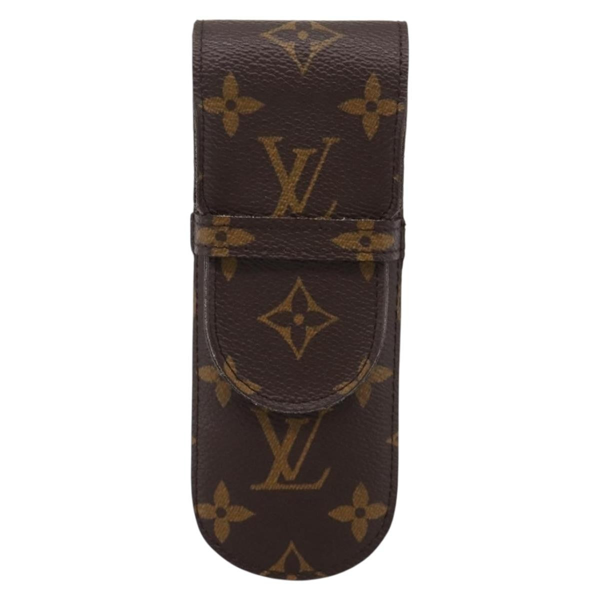 Louis Vuitton Etui À Stylo Canvas Brown Canvas Clutche & Pouche Bag (Pre-Owned)