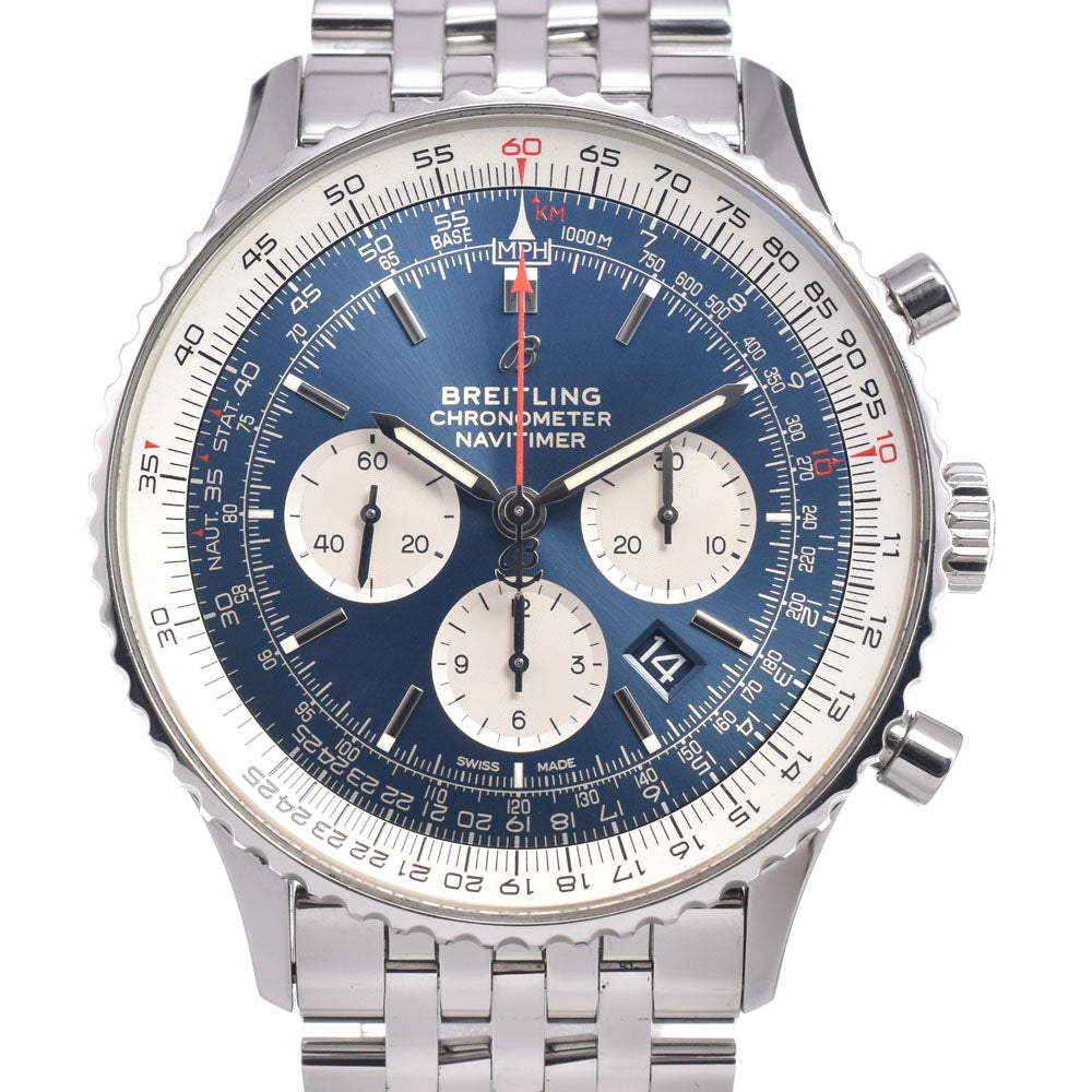 Breitling Navitimer 01 Chronograph Automatic Stainless Steel And Rose Gold Watch (Pre-Owned)