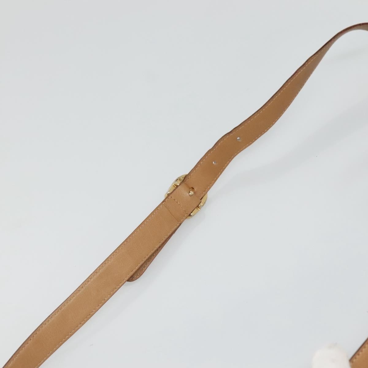 Celine Vintage Macadam Canvas And Leather Beige Canvas Shoulder Bag Bag (Pre-Owned)