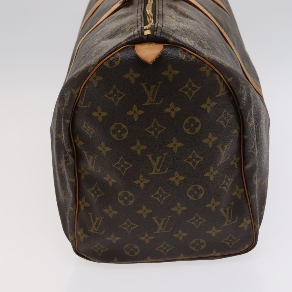 Louis Vuitton Keepall 50 Brown Canvas Travel Bag (Pre-Owned)