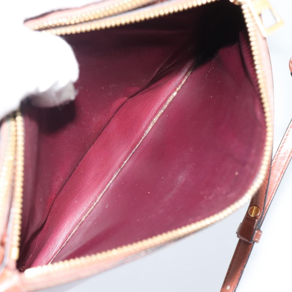 Loewe Gate Double Zip Leather Brown Leather Crossbody Bag Bag (Pre-Owned)
