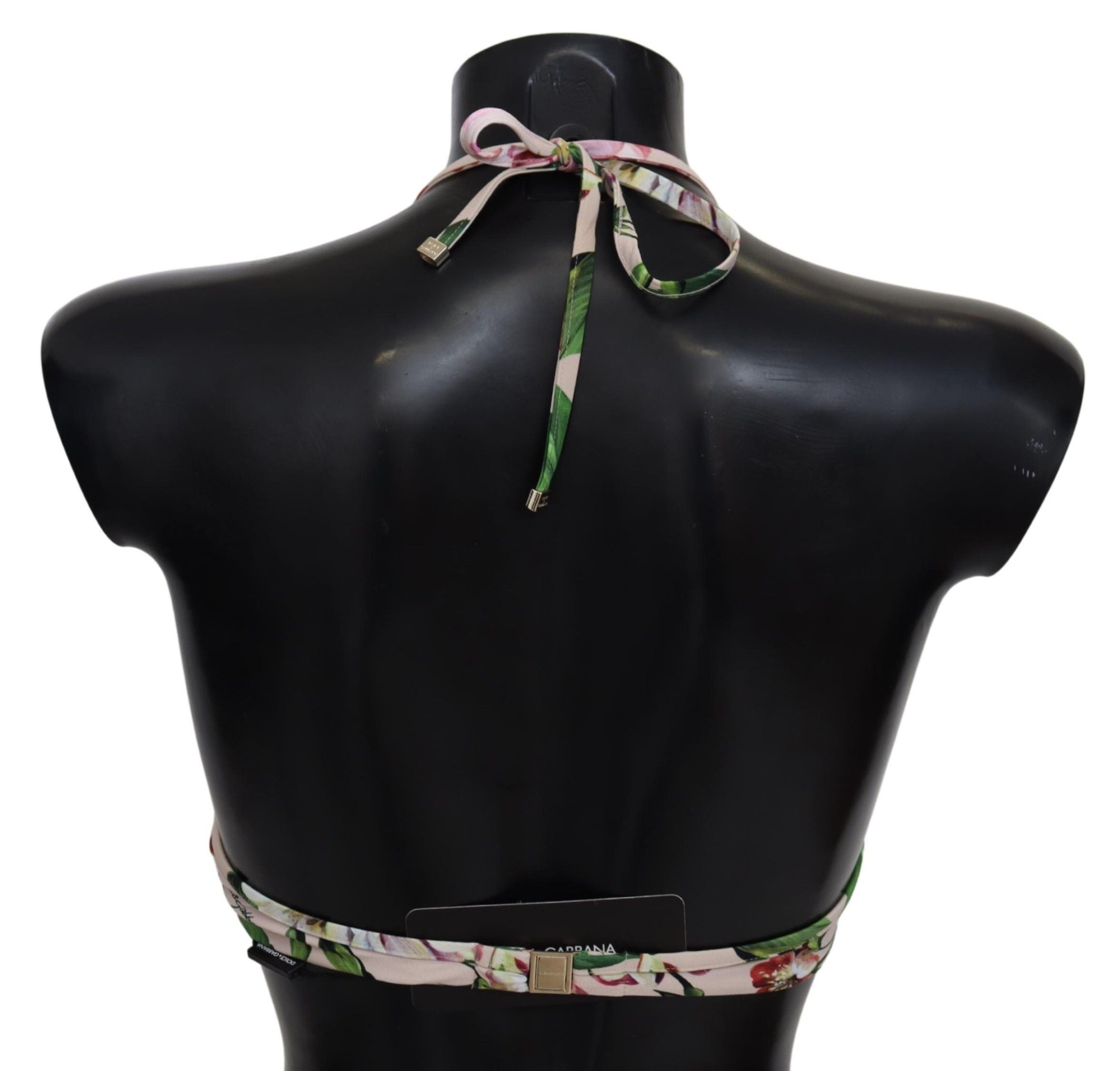 Dolce & Gabbana Floral Elegance Elastic Bikini Women's Top