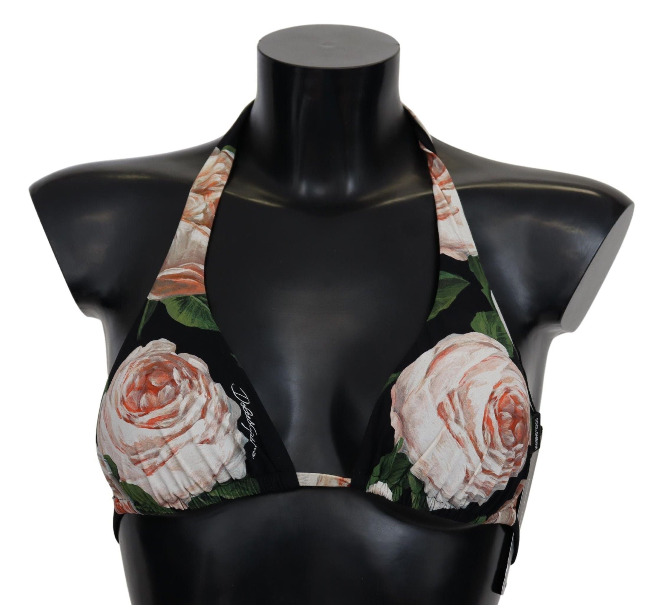 Dolce & Gabbana Elegant Floral Print Bikini Women's Top