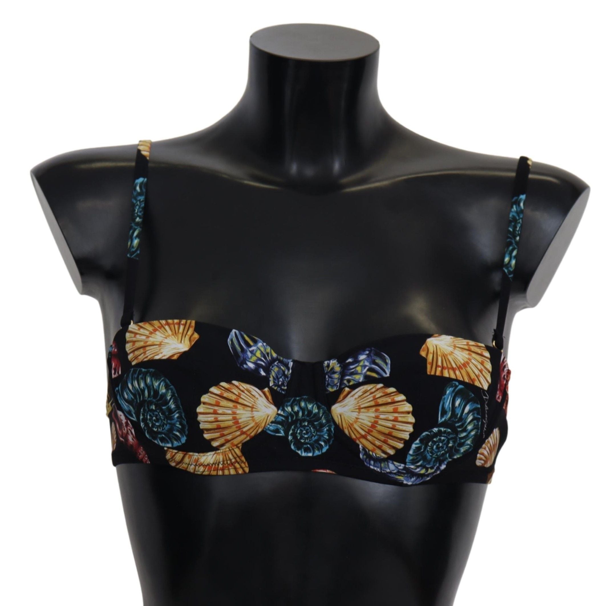 Dolce & Gabbana Chic Seashell-Print Bikini Women's Top