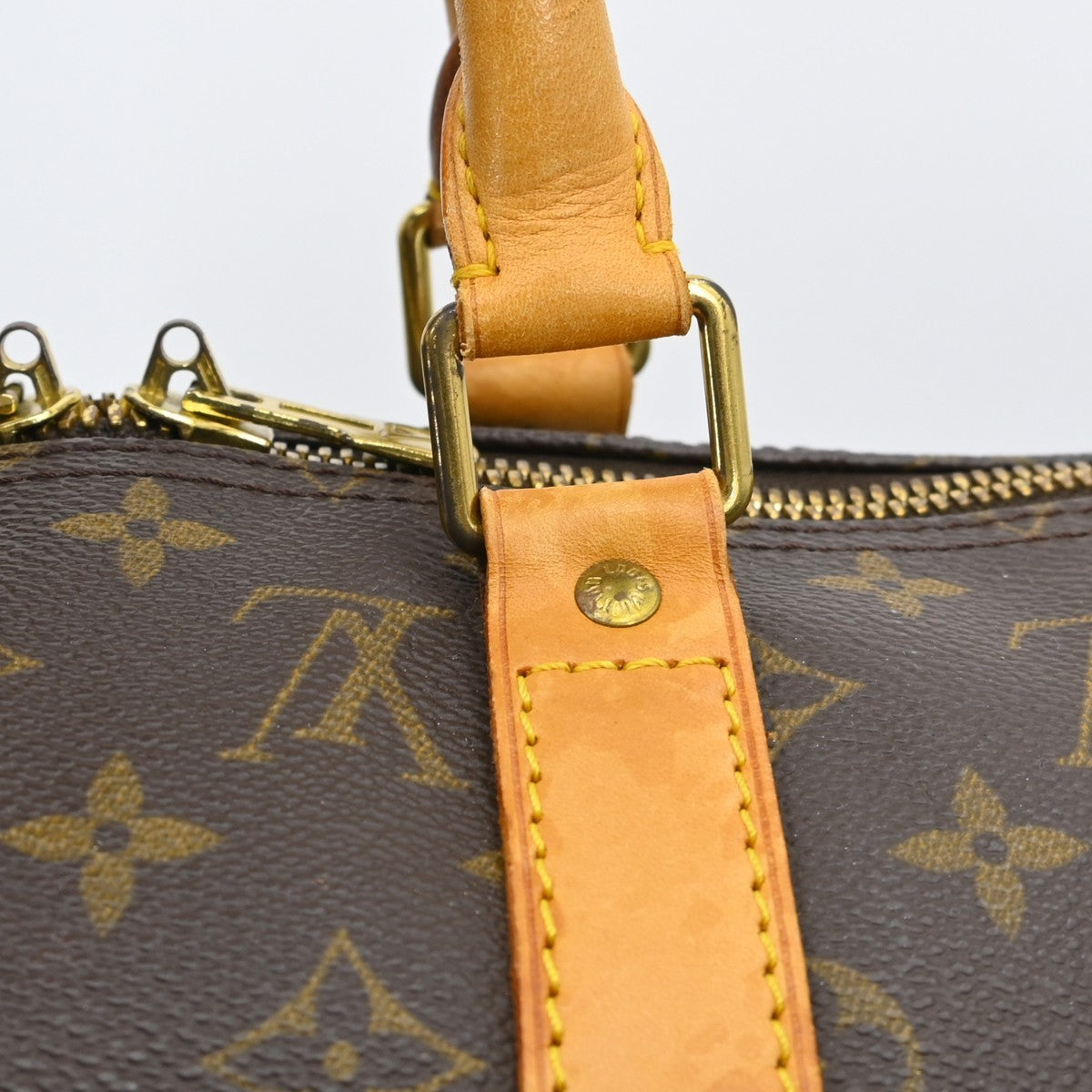 Louis Vuitton Keepall Monogram Canvas Brown Canvas Travel Bag Bag (Pre-Owned)