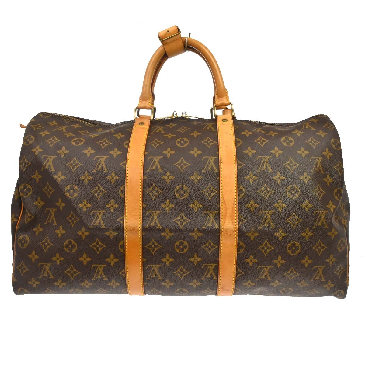Louis Vuitton Keepall Monogram Canvas Brown Canvas Travel Bag Bag (Pre-Owned)